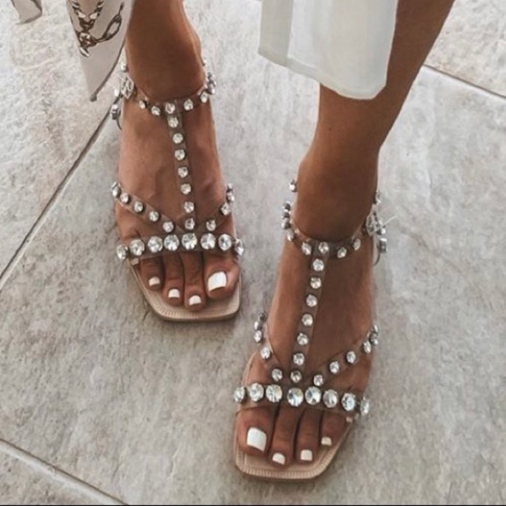 Crystal Embellished - Jeffery Campbell amaryl sandals
